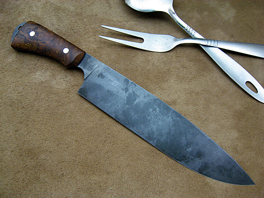 Antiqued Finish Chef's Knife in 52100